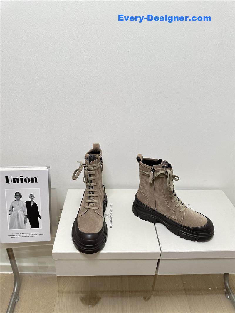 runello cinelli new lace-up Martin boots