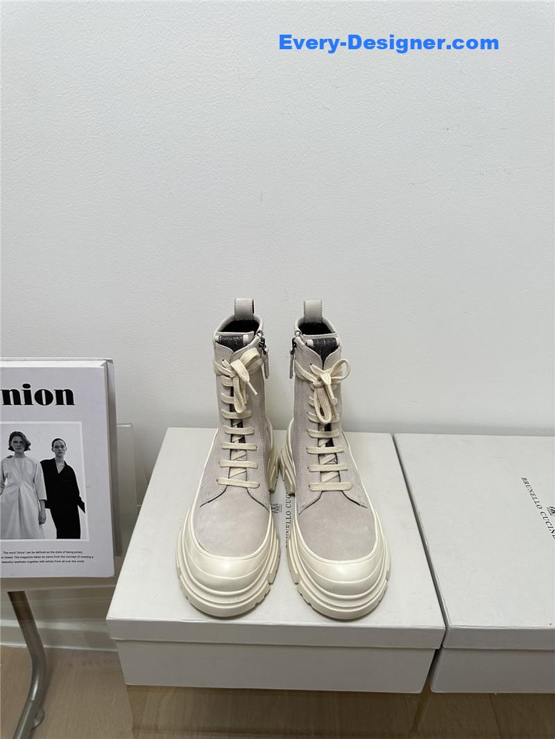 runello cinelli new lace-up Martin boots