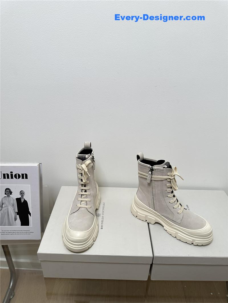 runello cinelli new lace-up Martin boots