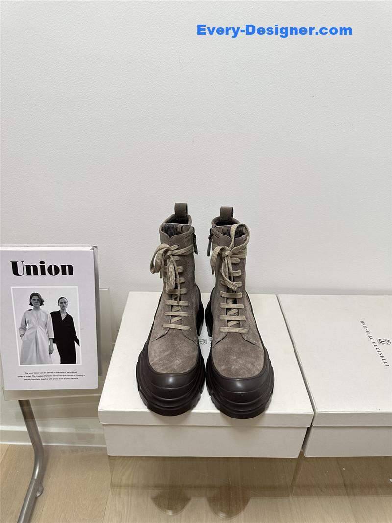 runello cinelli new lace-up Martin boots