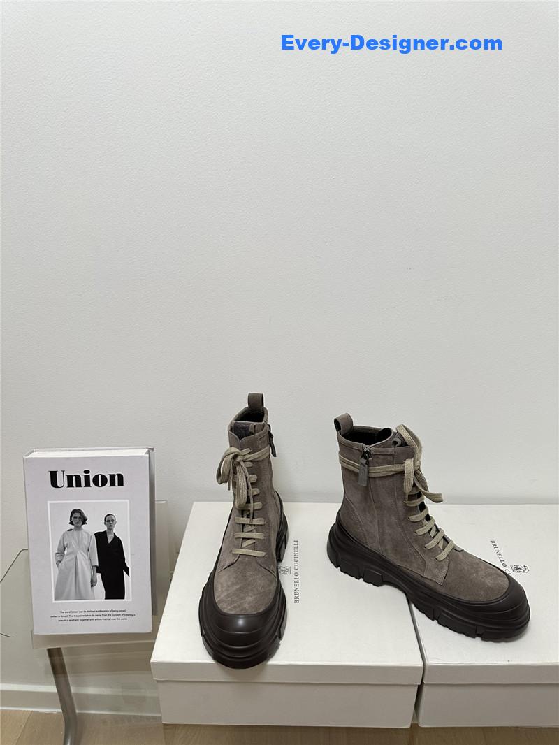 runello cinelli new lace-up Martin boots