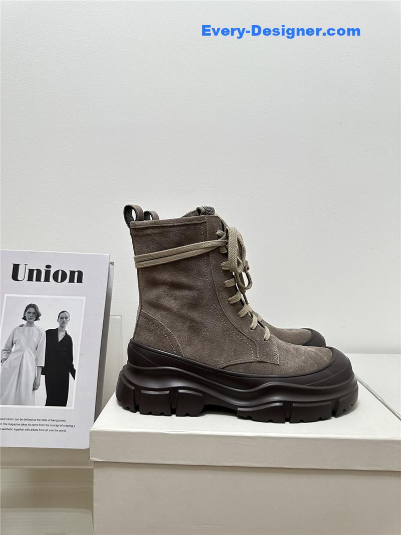 runello cinelli new lace-up Martin boots