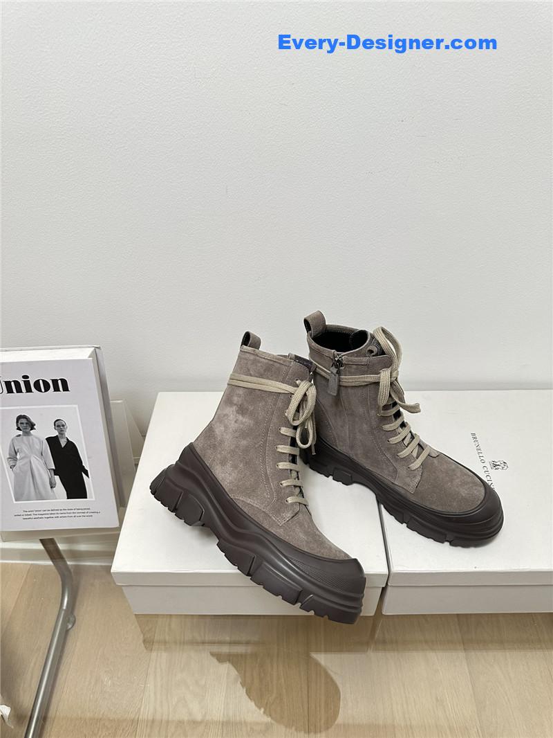 runello cinelli new lace-up Martin boots