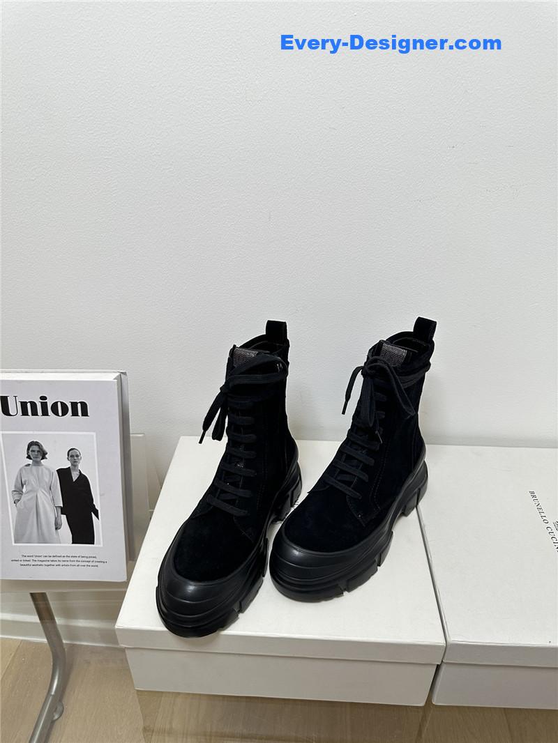 runello cinelli new lace-up Martin boots