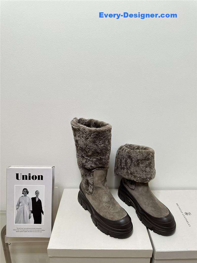 runello cinelli new wool ankle boots