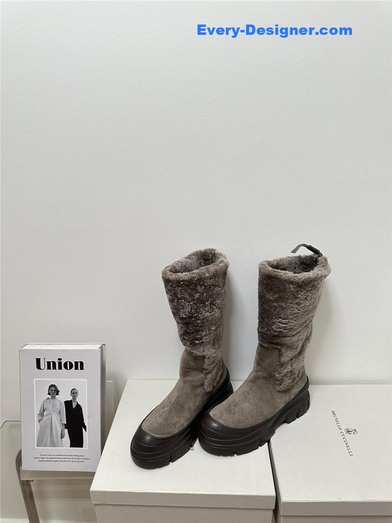 runello cinelli new wool ankle boots