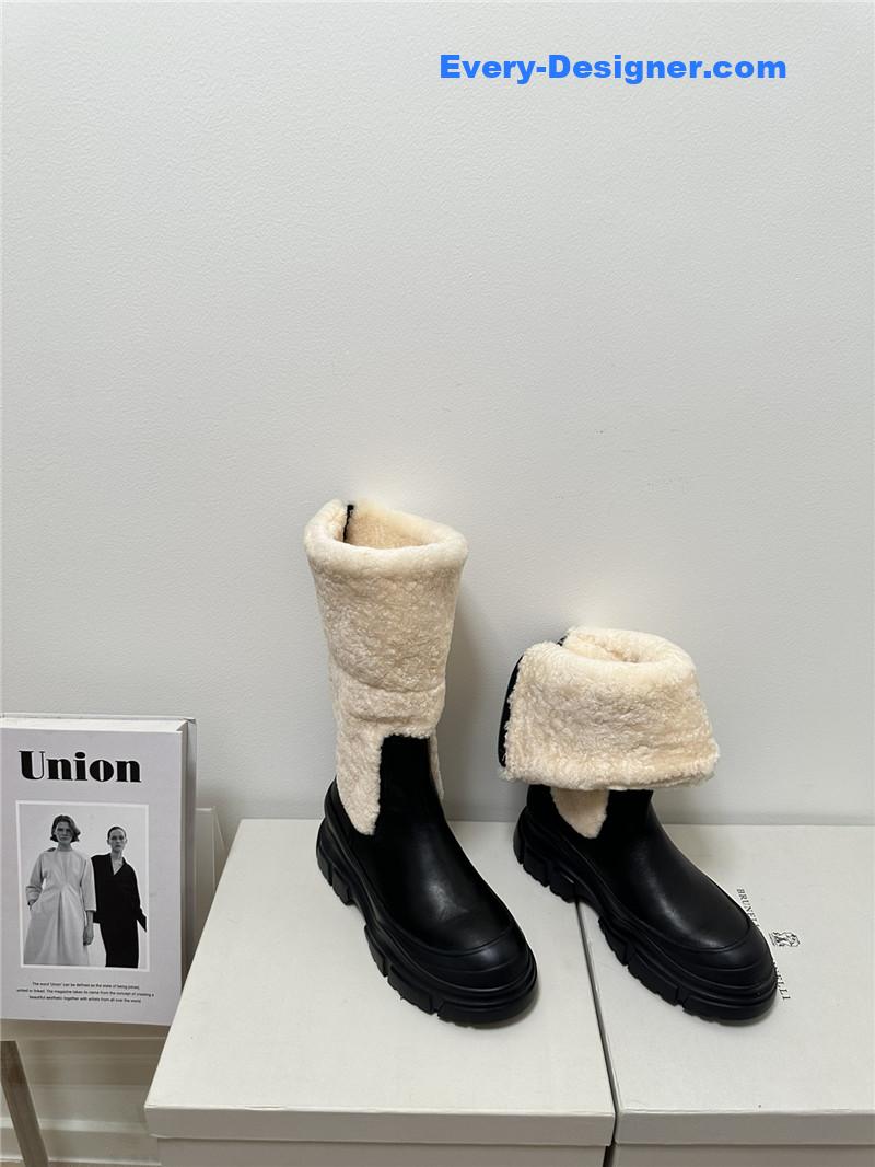 runello cinelli new wool ankle boots