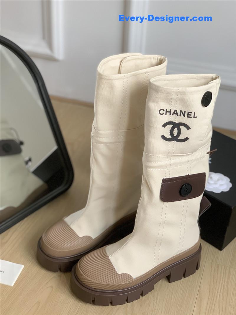 CC hidden canvas boots