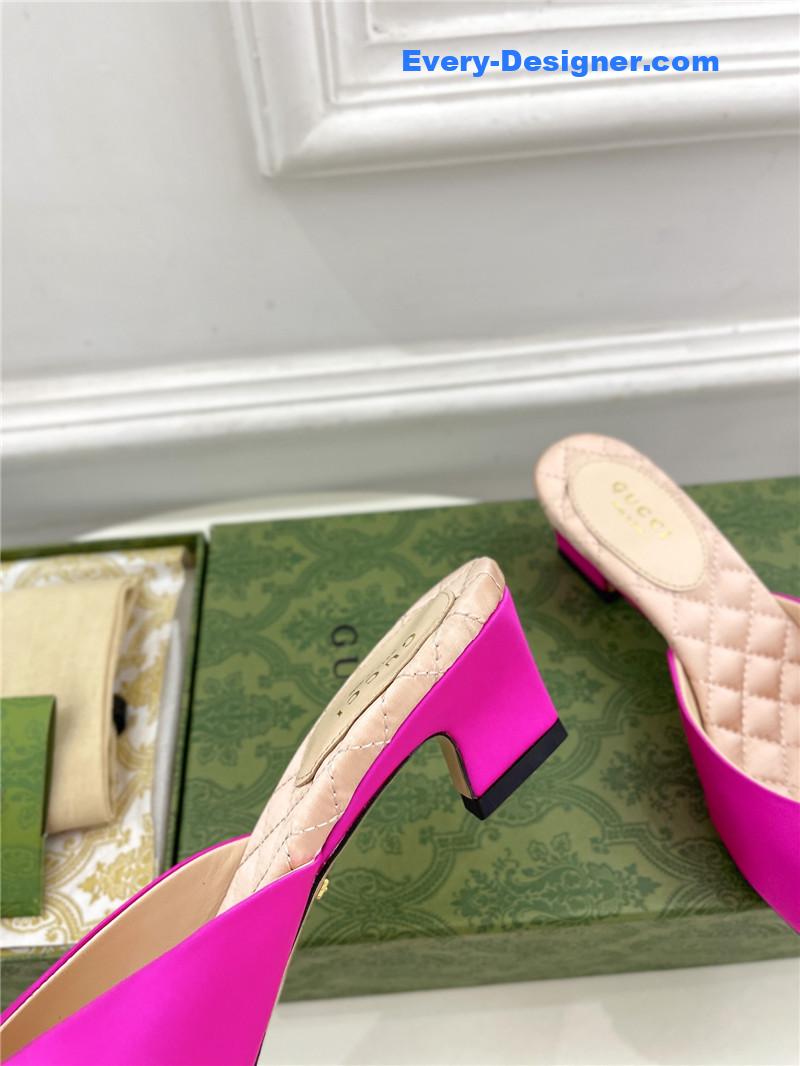 Gvc*1 new crystal horsebit mules