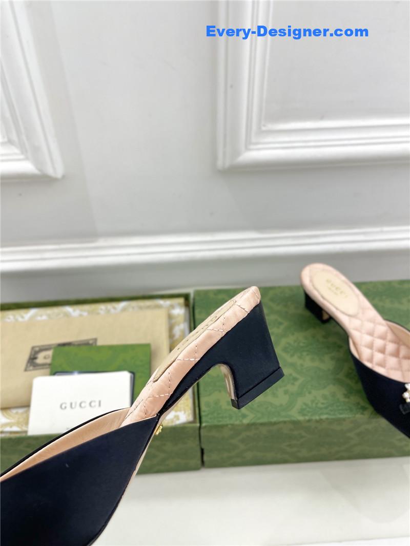 Gvc*1 new crystal horsebit mules