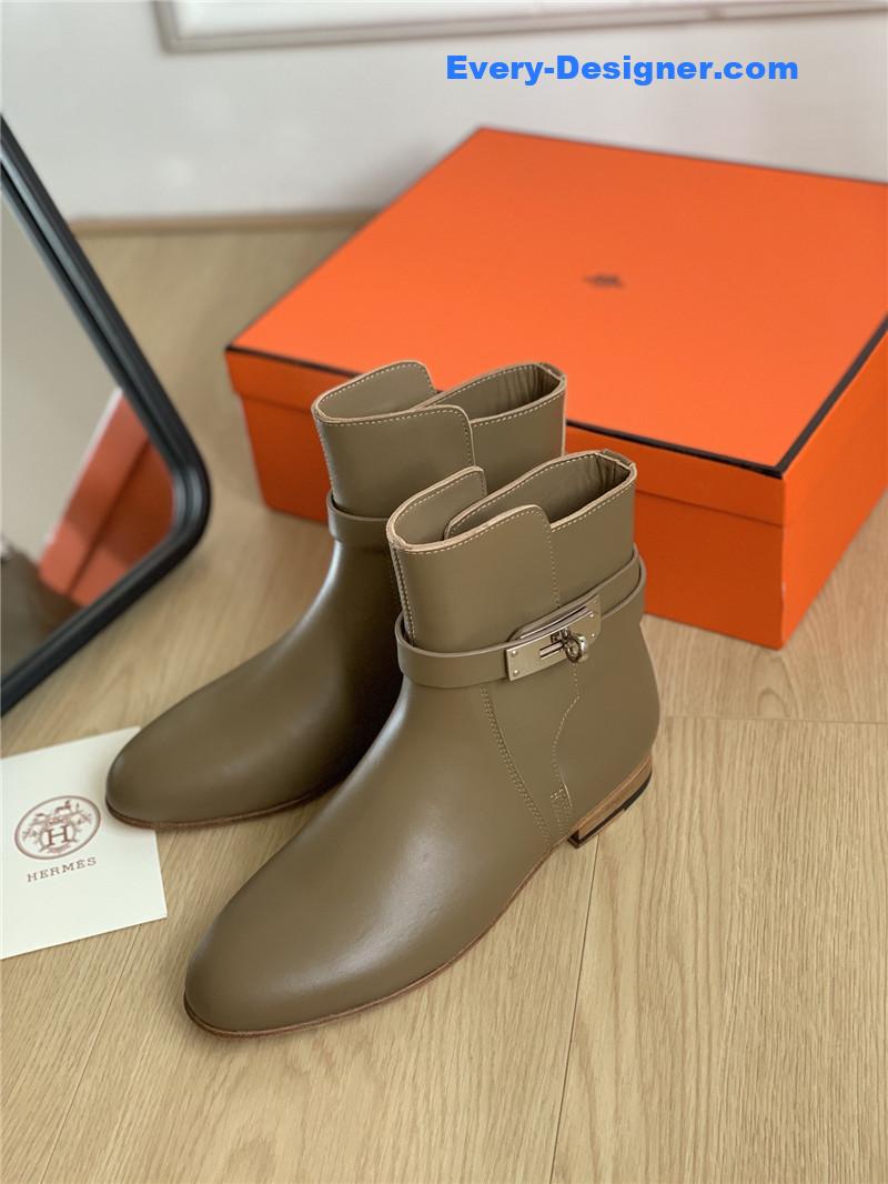 Hermes classic Kelly buckle boots