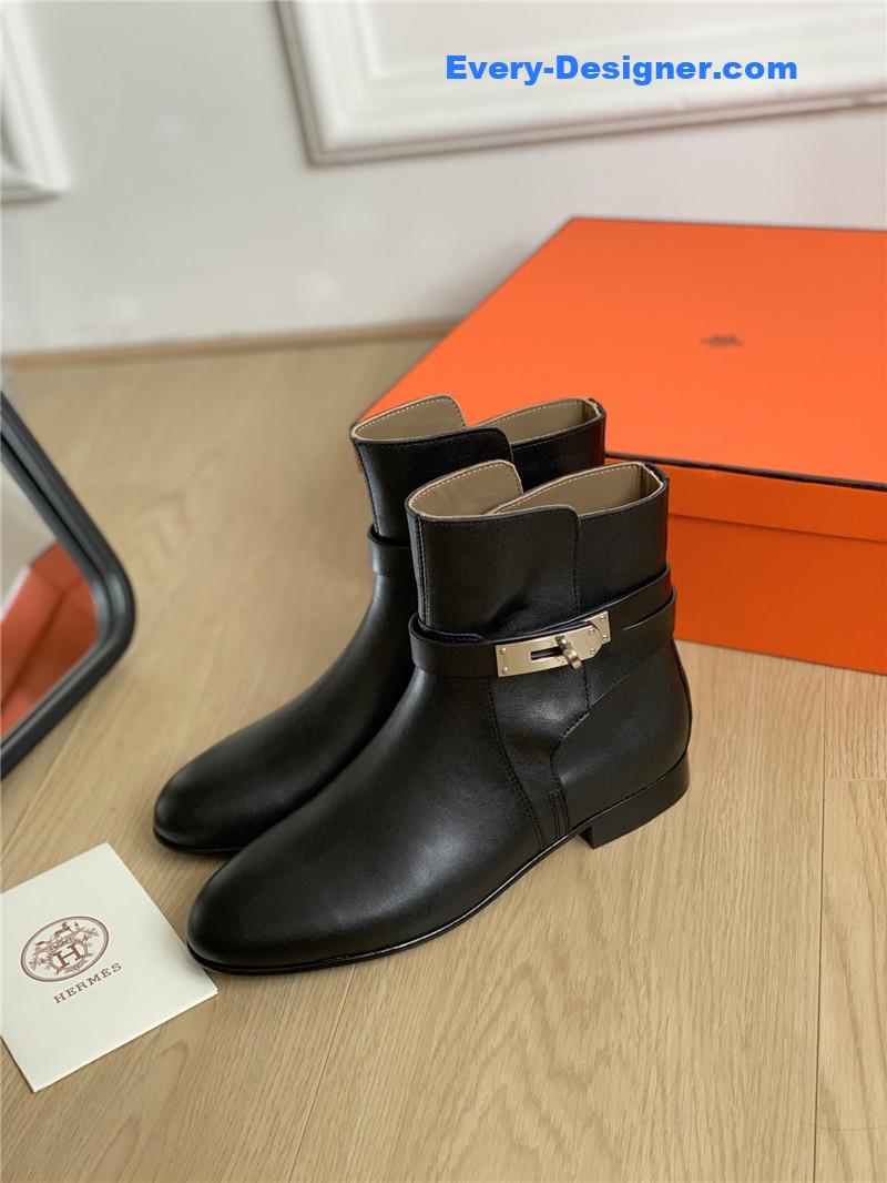 Hermes classic Kelly buckle boots