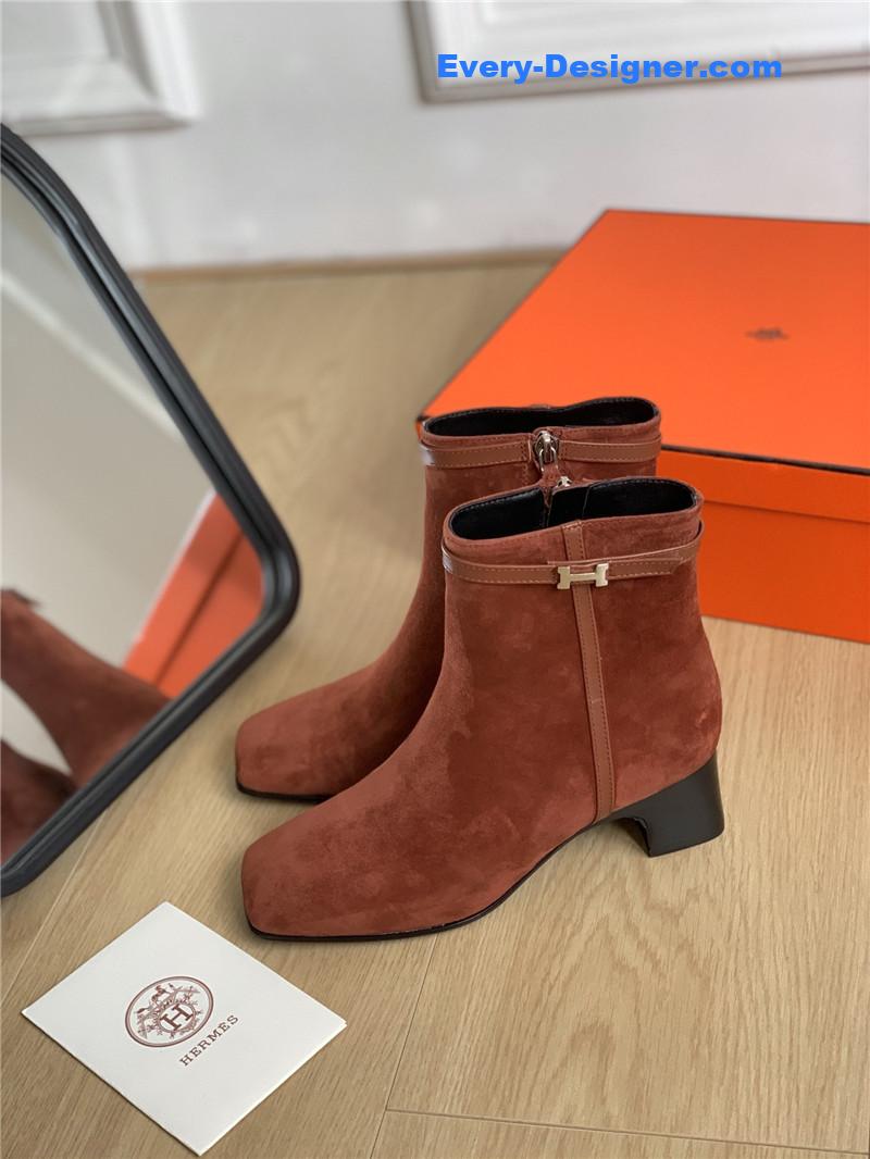 Hermes new autumn and winter short boots
