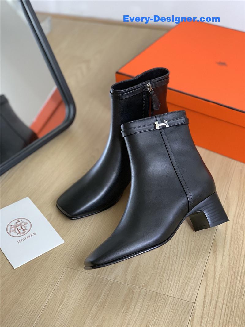 H**me5 calfskin hommage ankle boots