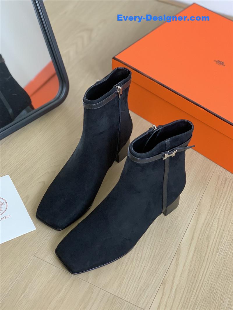 Hermes new autumn and winter short boots