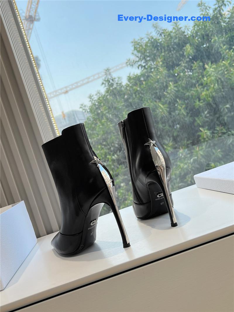 D10r sexy high heel chelsea pointed toe boots
