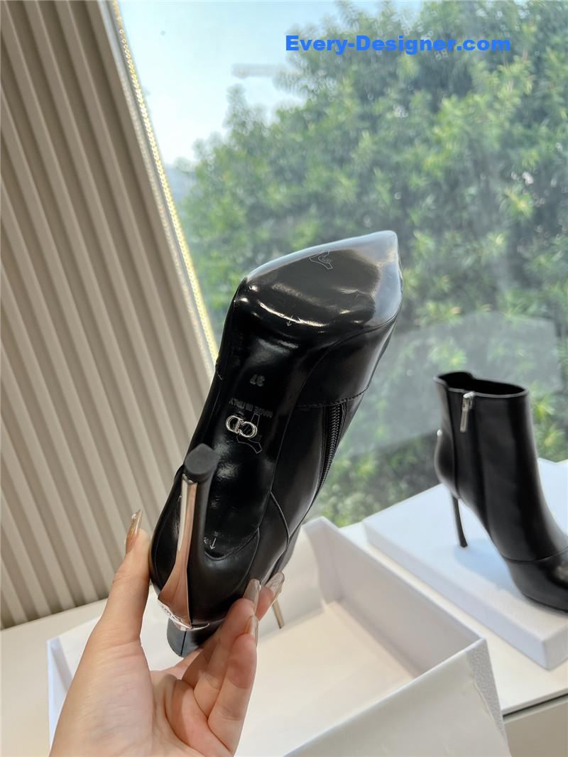 D10r sexy high heel chelsea pointed toe boots