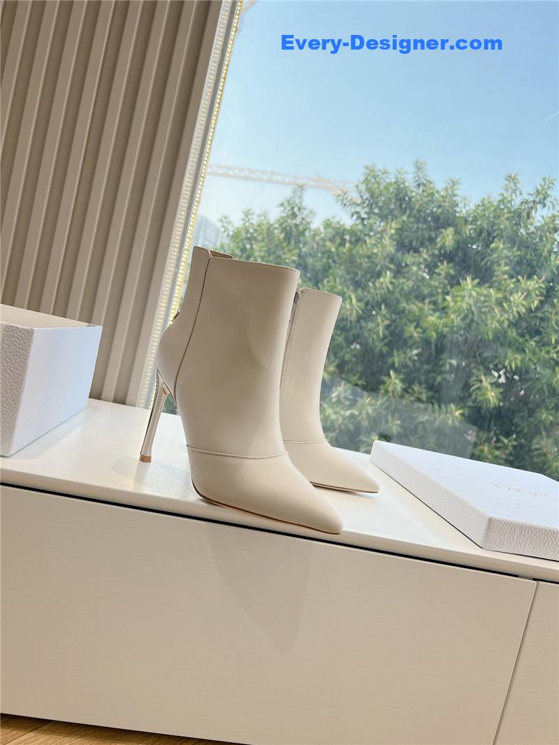 dior sexy high heel chelsea pointed toe boots