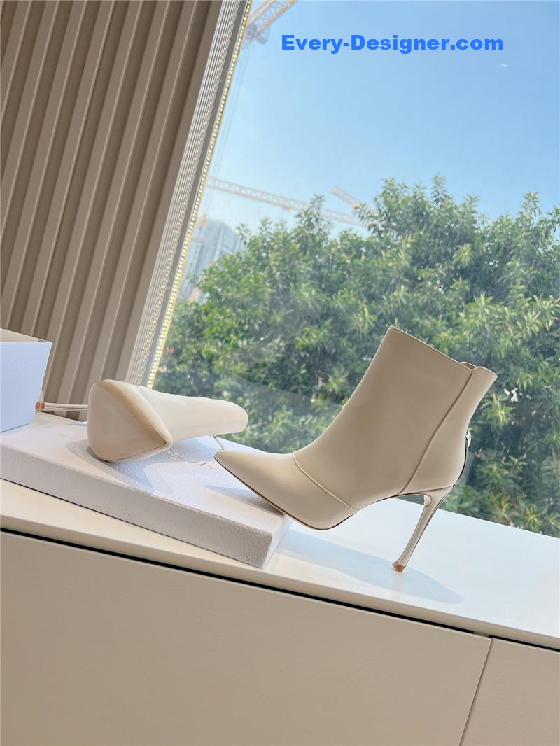 D10r sexy high heel chelsea pointed toe boots