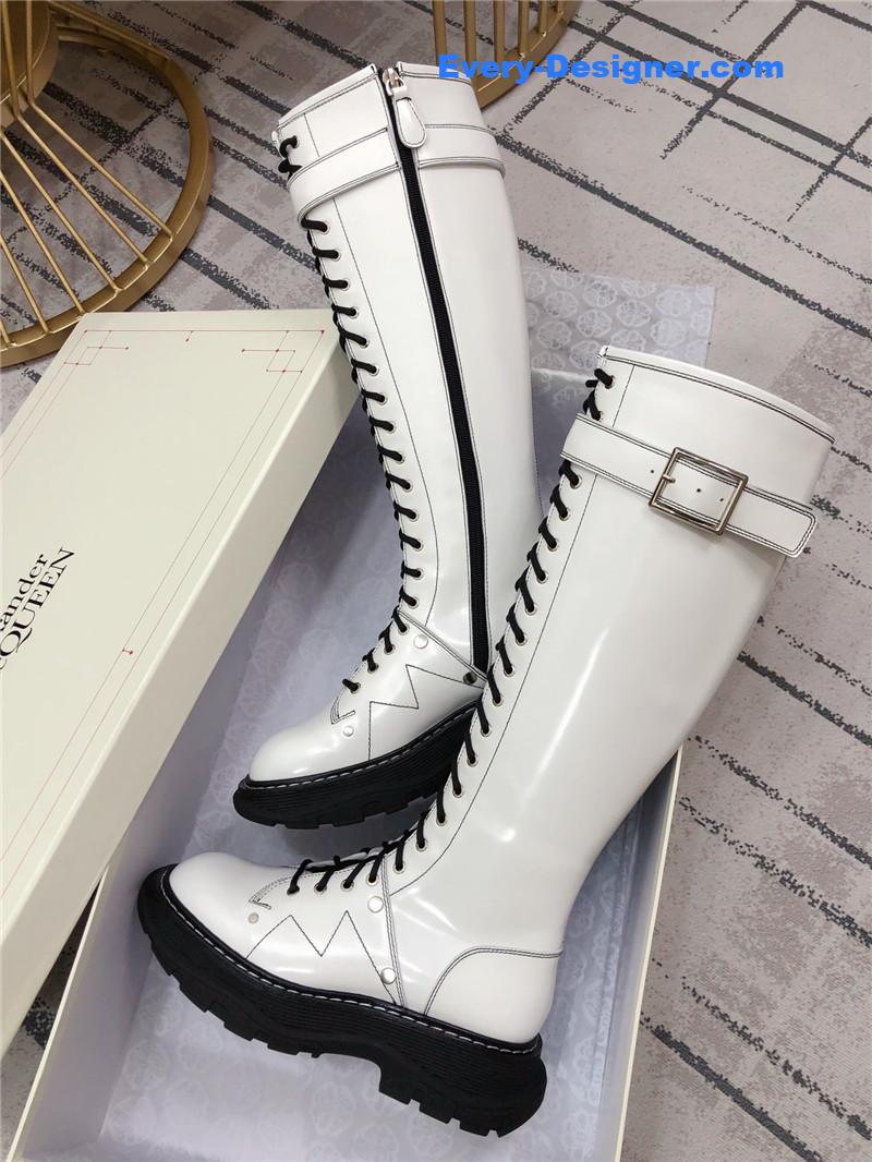 Alexander mcqueen new lace-up boots