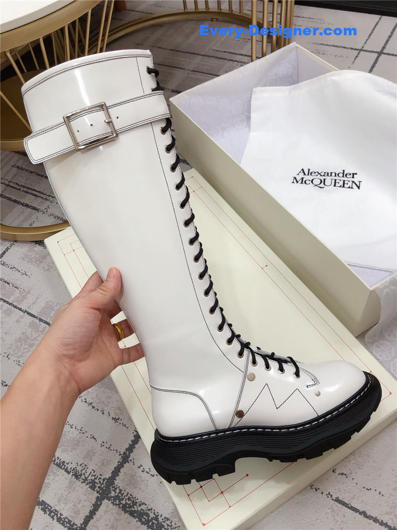 Alexander mcqueen new lace-up boots