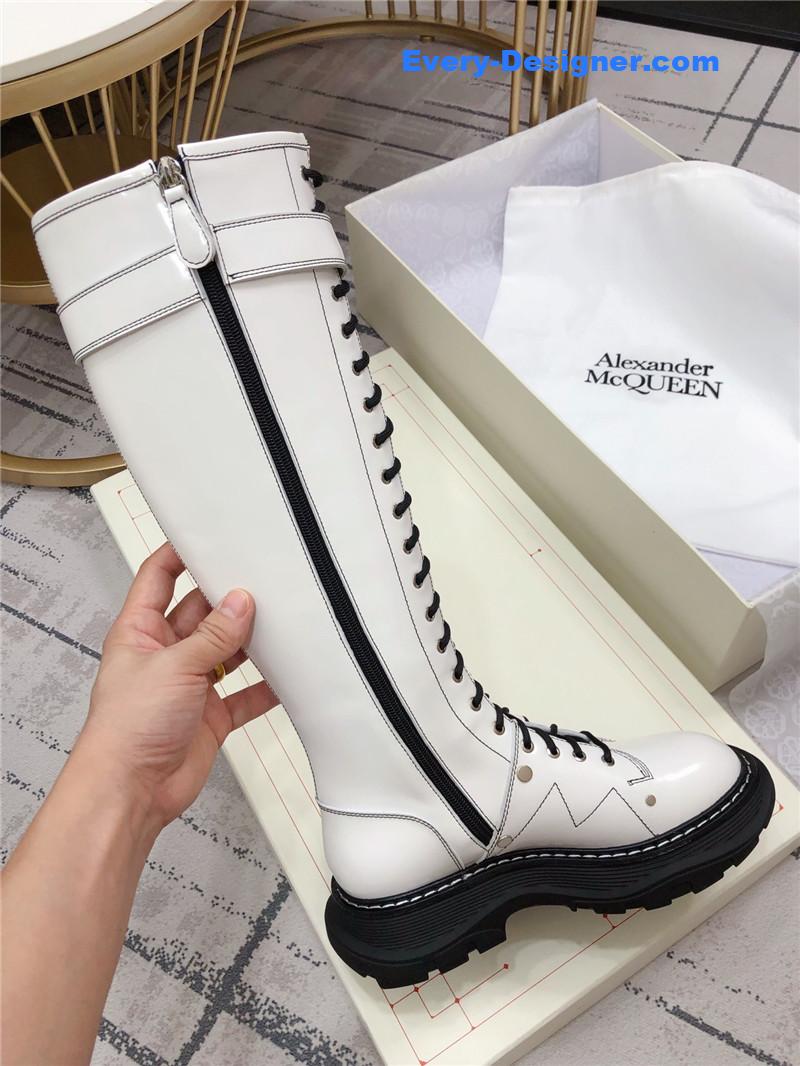 Alexander mcqueen new lace-up boots