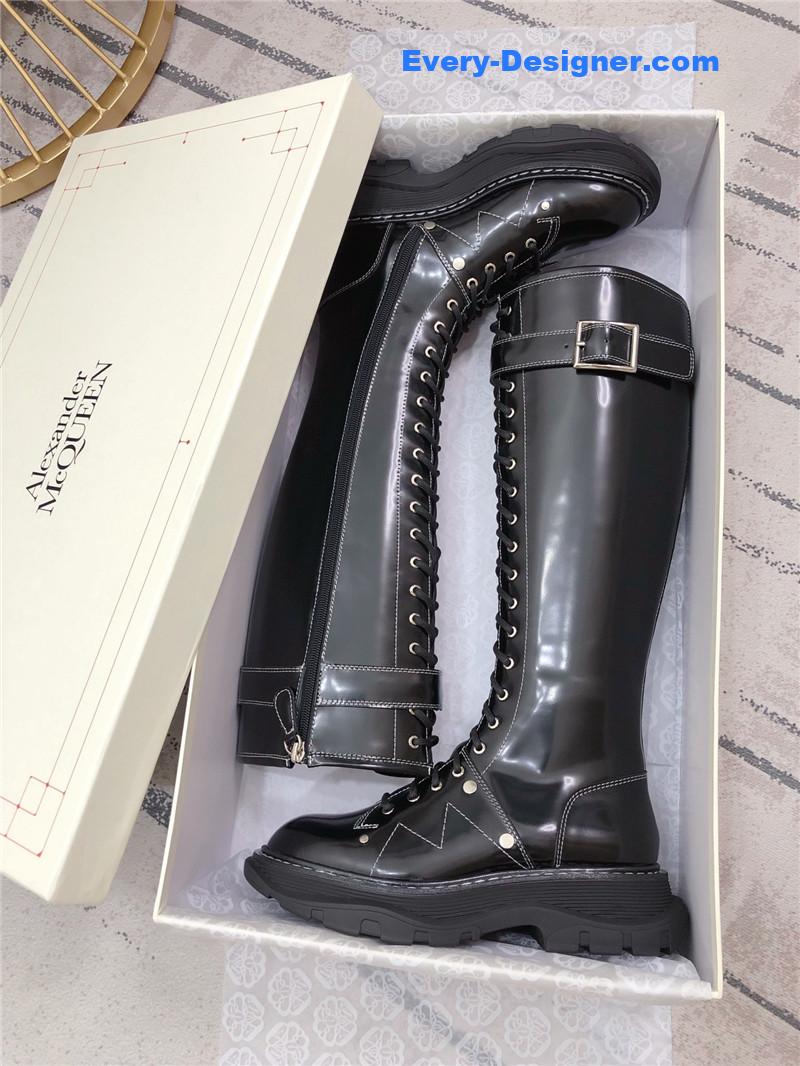 a1exa*der Mcqv*en new lace-up boots