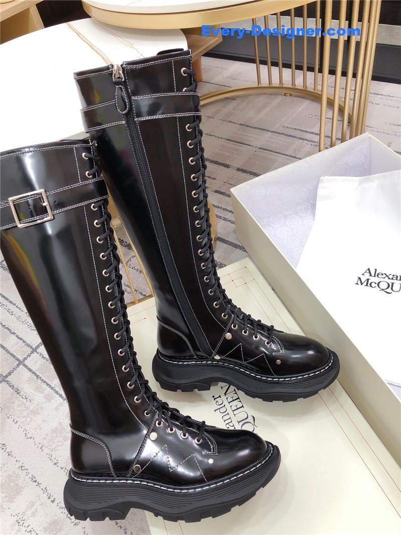 a1exa*der Mcqv*en new lace-up boots