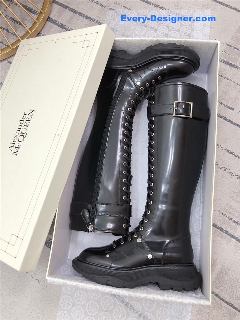 a1exa*der Mcqv*en new lace-up boots