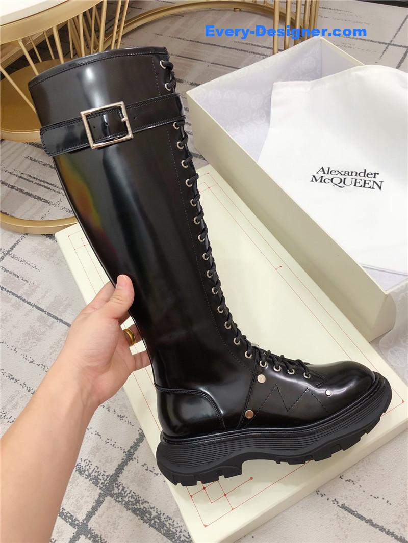 a1exa*der Mcqv*en new lace-up boots