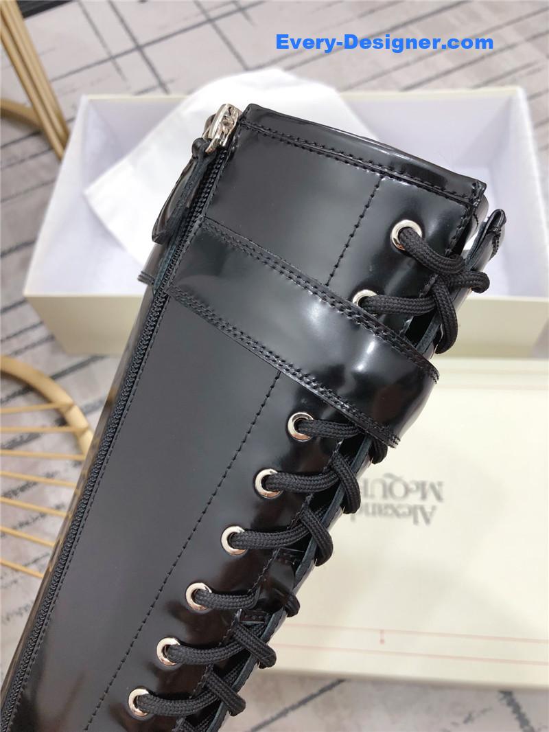 a1exa*der Mcqv*en new lace-up boots