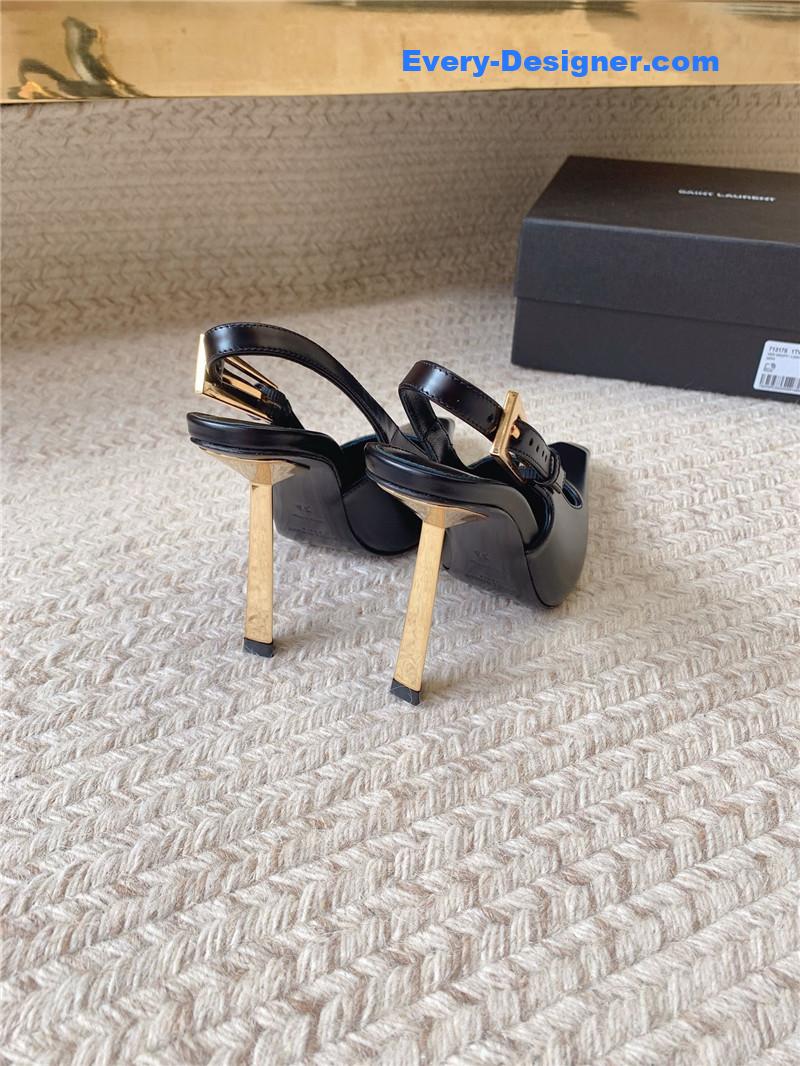 Y51 catwalk style small square toe high heel sandals