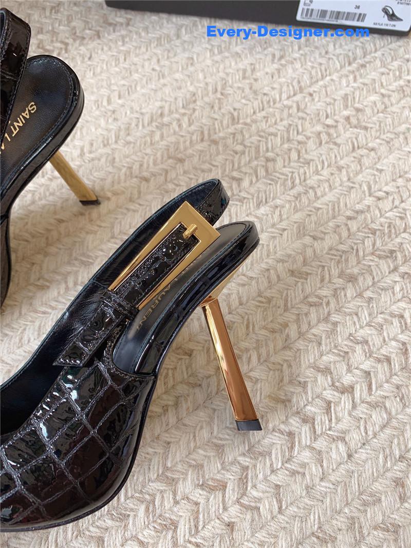 Y51 catwalk style small square toe high heel sandals