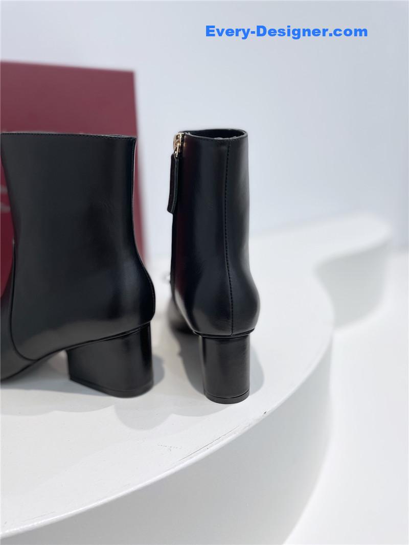 Salvatore Ferragamo Chelsea block heel boots