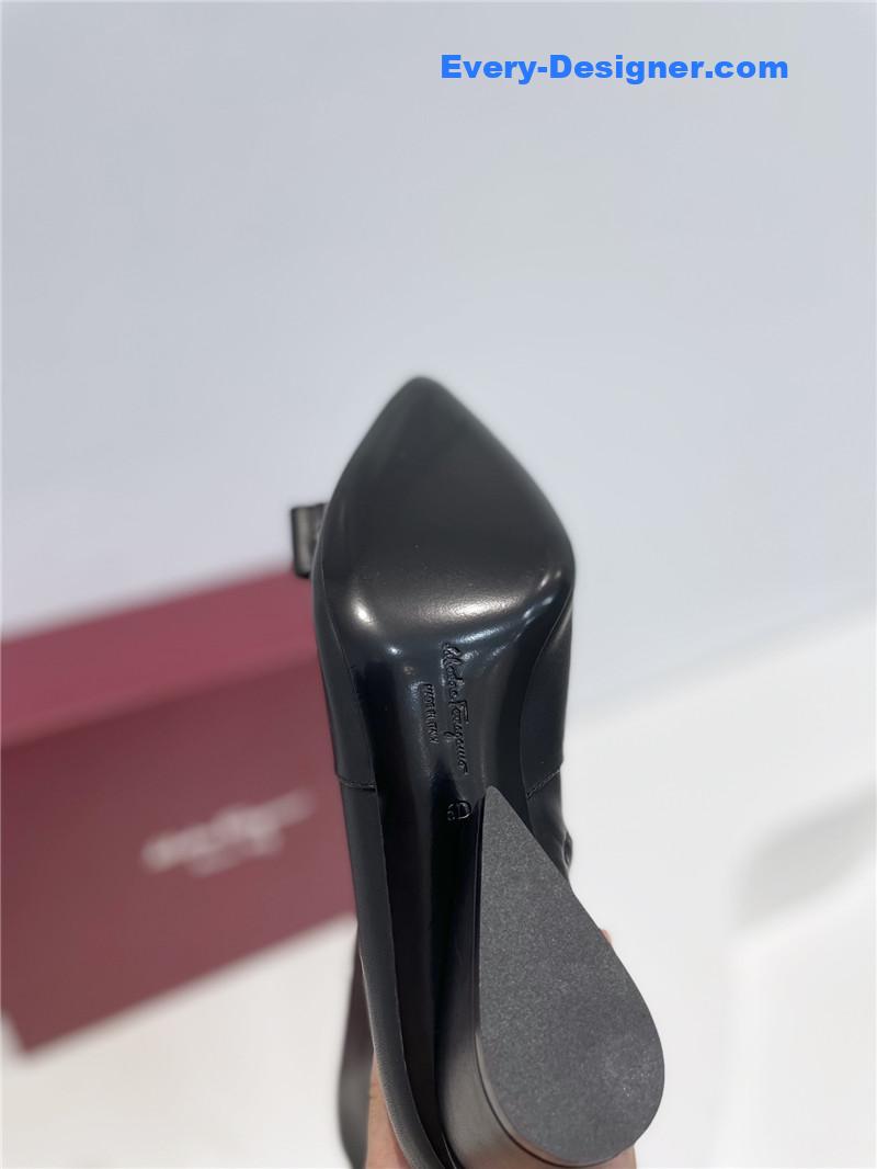 Salvatore Ferragamo Chelsea block heel boots