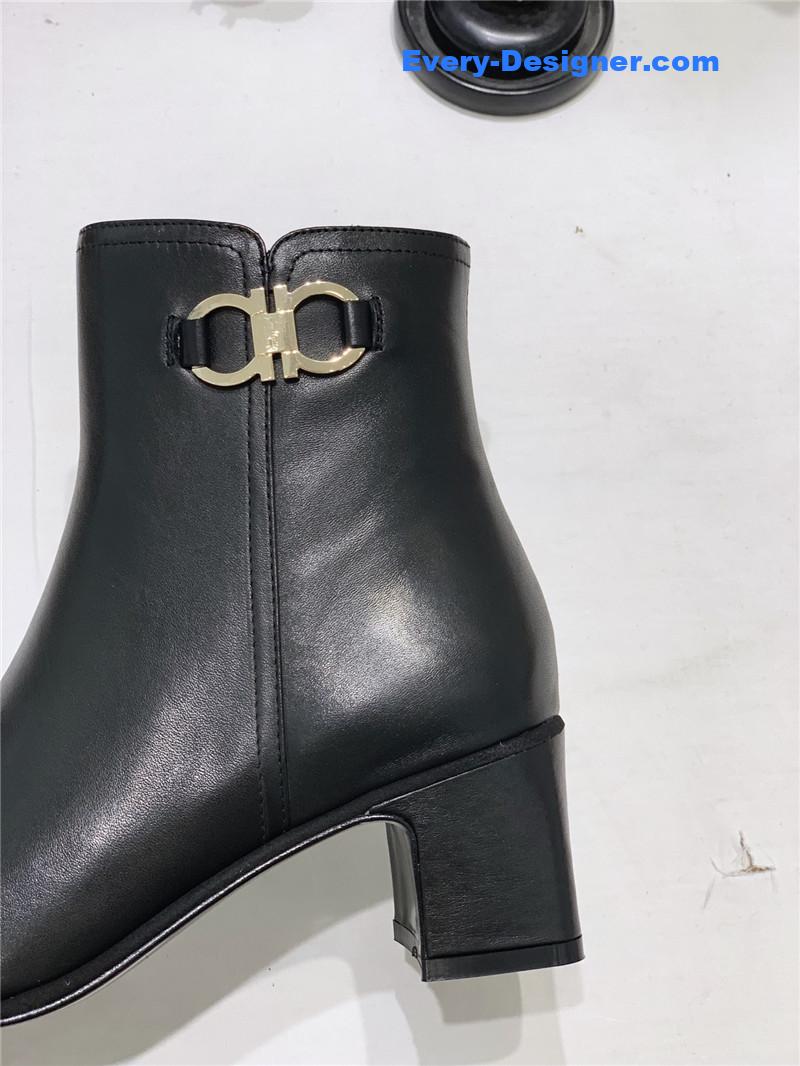 Salvatore Ferragamo block heel boots