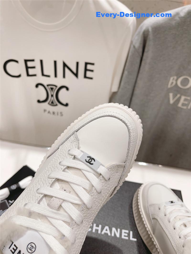 Ch**el panda colorblock thick-soled biscuit shoes