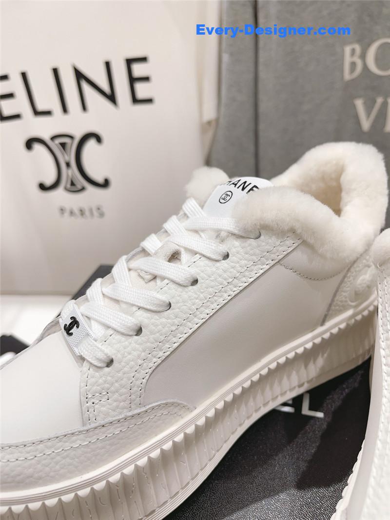 Ch**el panda colorblock thick-soled biscuit shoes