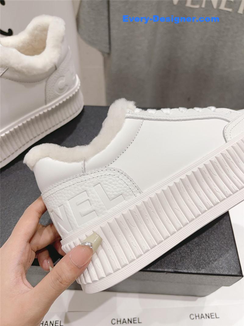 Ch**el panda colorblock thick-soled biscuit shoes