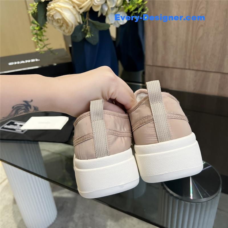 Ch**el new low top thick lace bread shoes