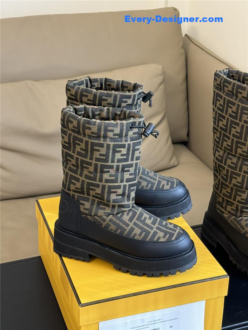 fendi classic FF presbyopic snow boots