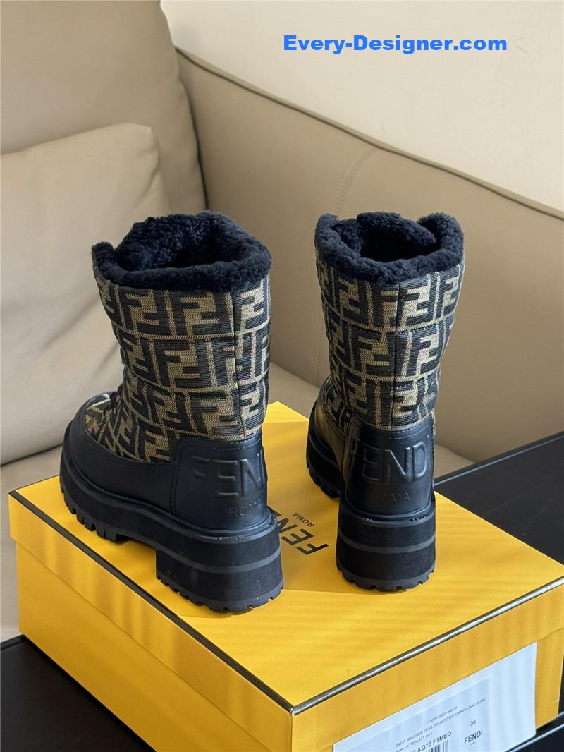 F**di signature biker ff snow boots