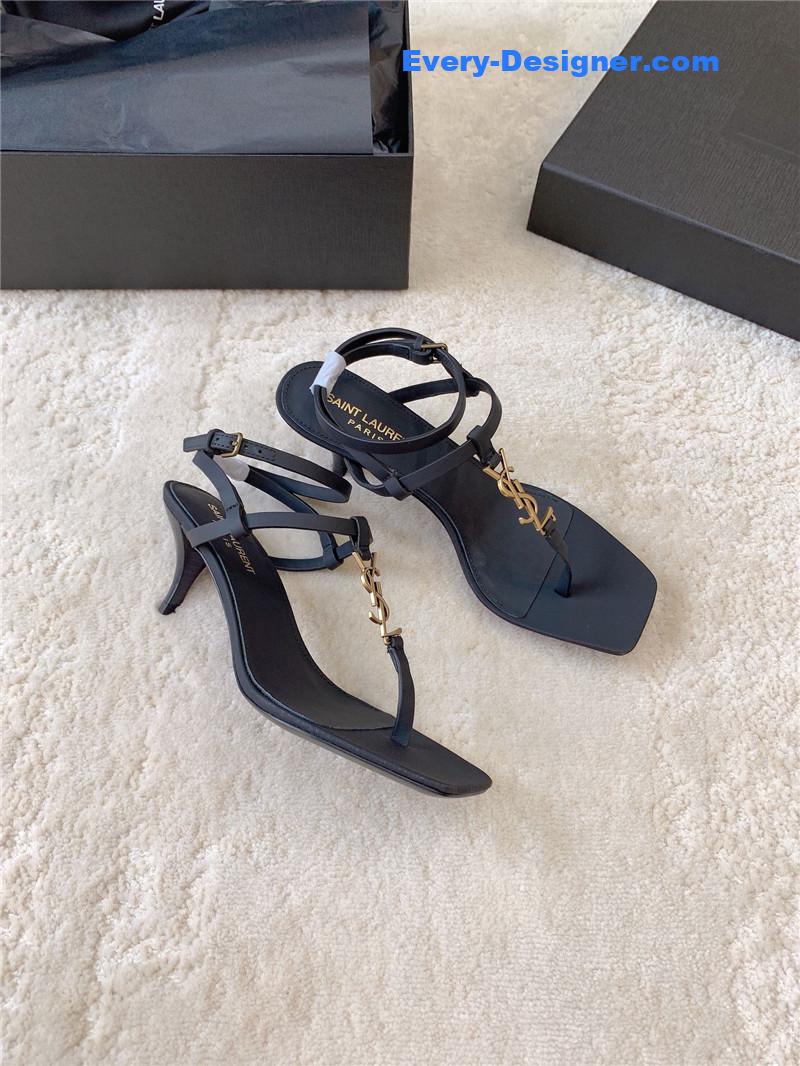 YSL kitten heel sandals