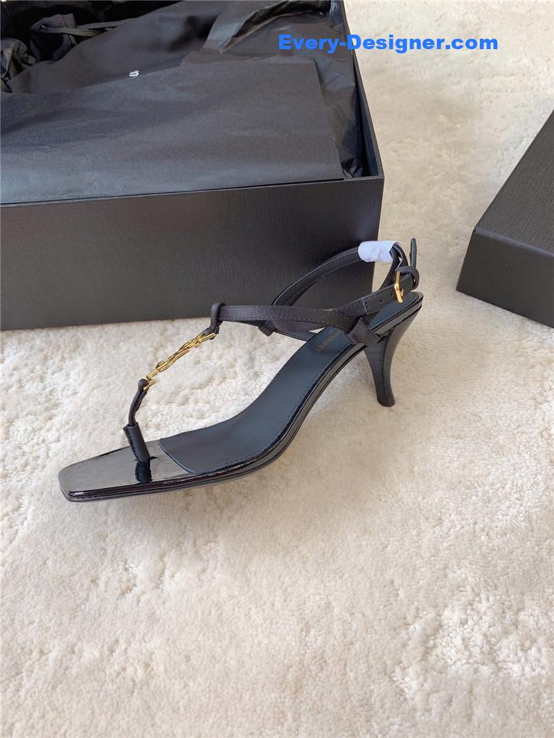 YSL kitten heel sandals