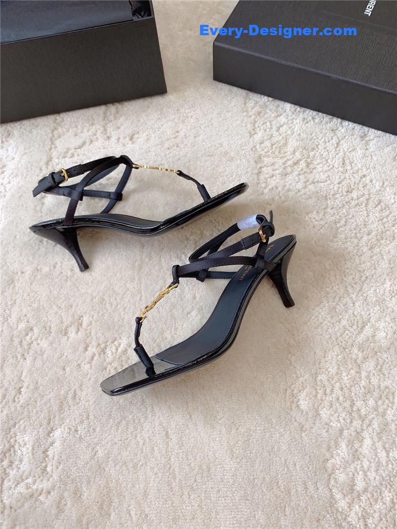 YSL kitten heel sandals