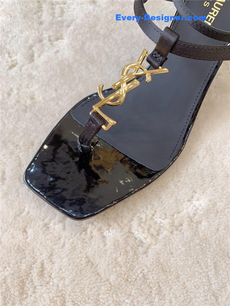 YSL kitten heel sandals