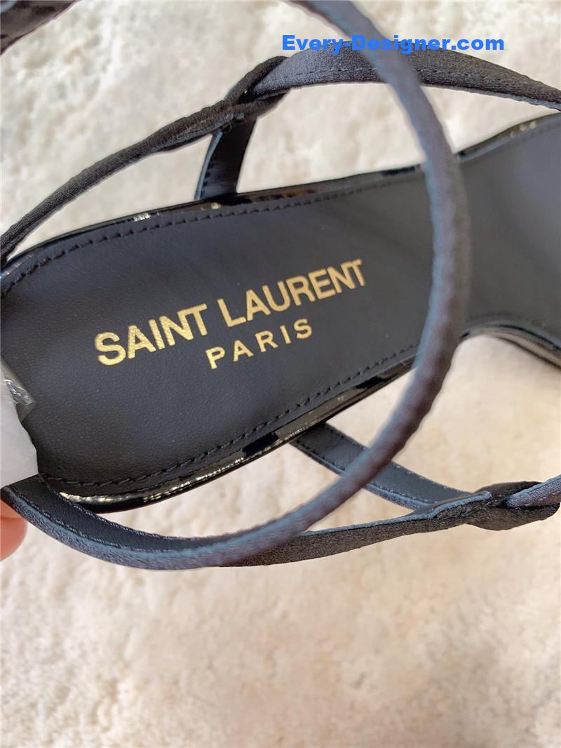 YSL kitten heel sandals