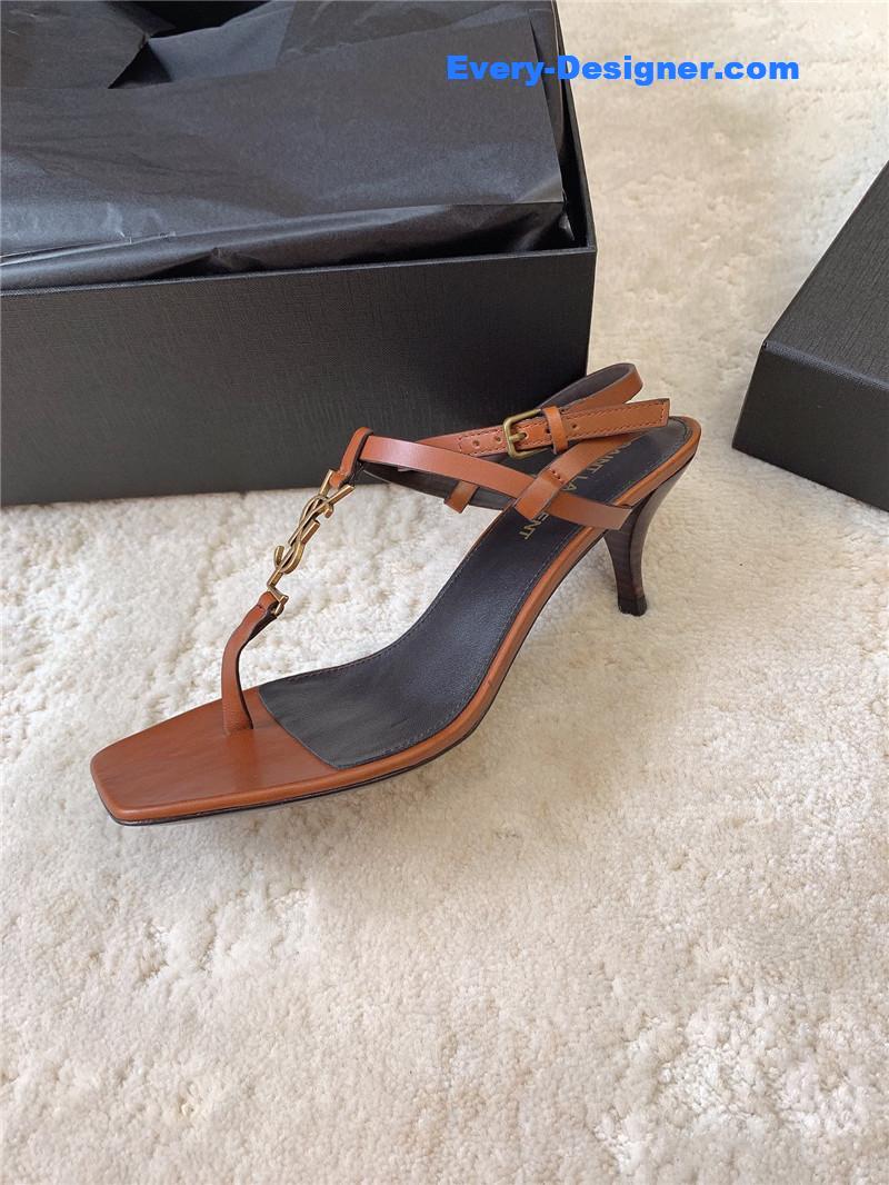 YSL kitten heel sandals