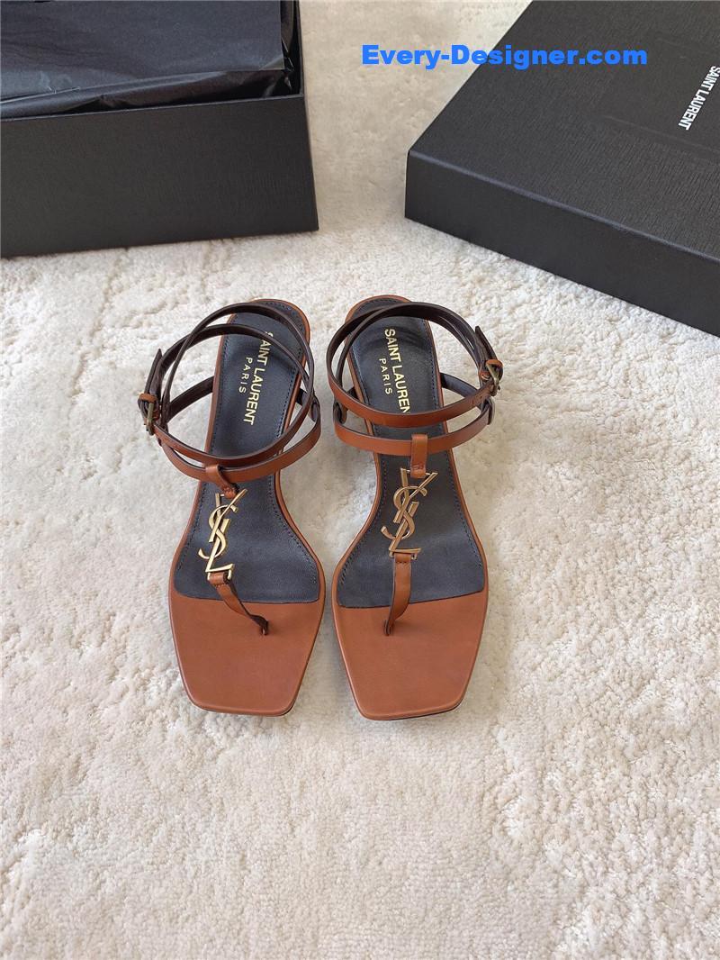 YSL kitten heel sandals