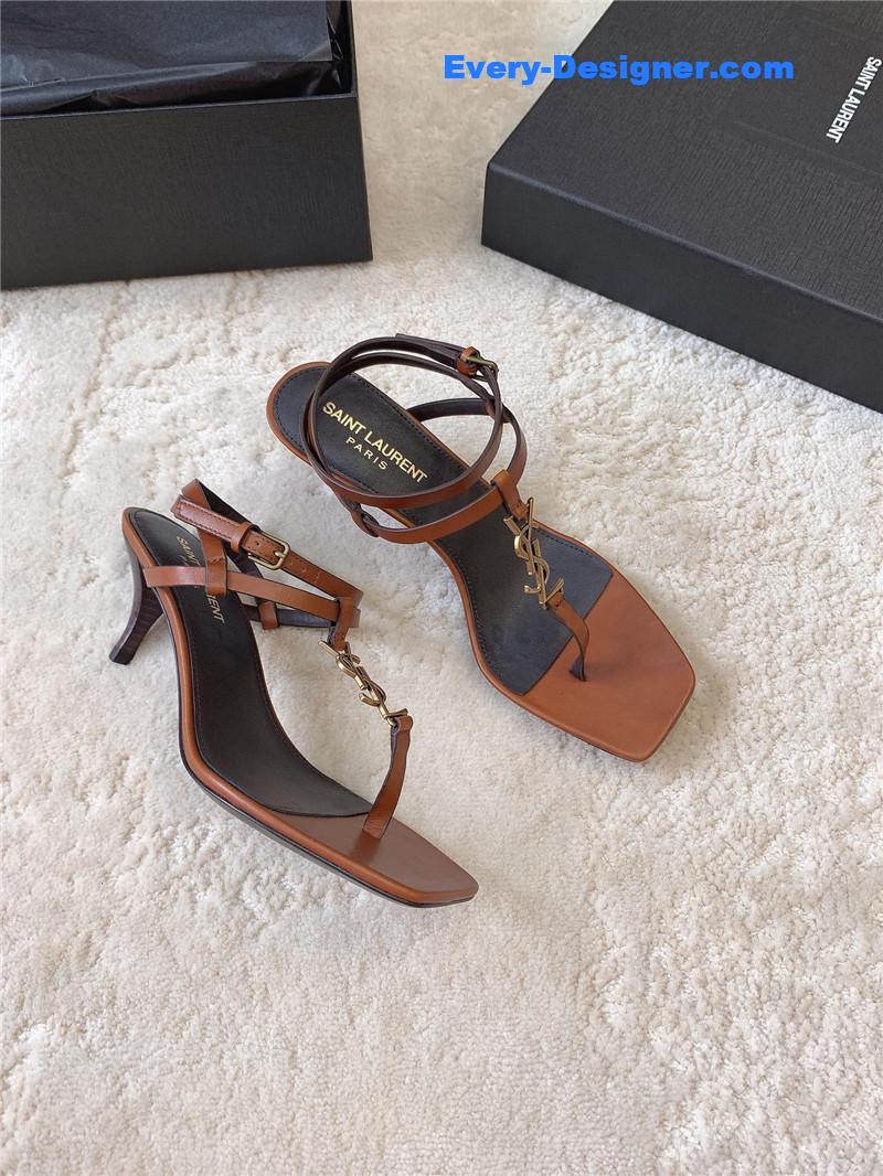 YSL kitten heel sandals